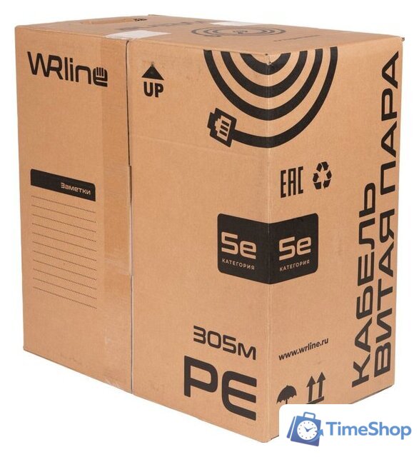 Кабель WRline WR-UTP-4P-C5E-PE-BK (305 м) - Изображение №5 — Интернет-магазин Time-Shop