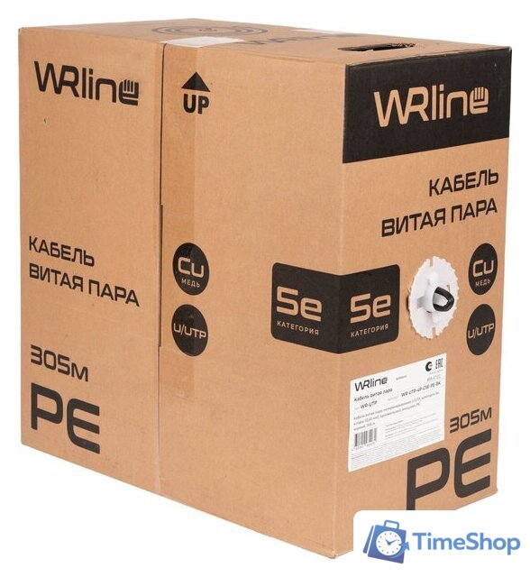 Кабель WRline WR-UTP-4P-C5E-PE-BK (305 м) - Изображение №3 — Интернет-магазин Time-Shop