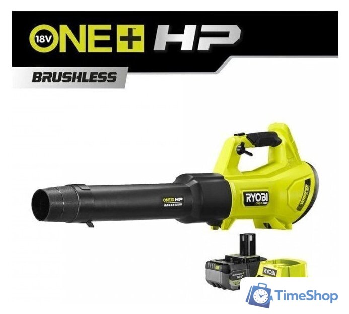 Ручная воздуходувка Ryobi RY18BLXD-150 5133005952 (с 1-им АКБ) - Изображение №2 — Интернет-магазин Time-Shop