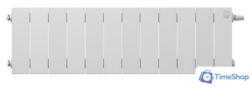 Биметаллический радиатор Royal Thermo PianoForte 200 Bianco Traffico VDR (12 секций) - Изображение №2 — Интернет-магазин Time-Shop