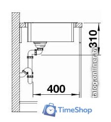 Кухонная мойка Blanco Zia 9 E (черный) 526031 - Изображение №2 — Интернет-магазин Time-Shop