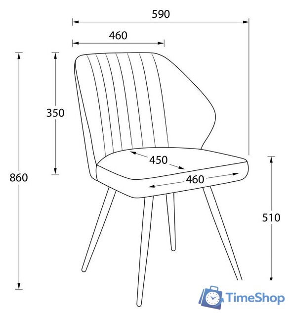 Стул Мамадома Michael-R1 360 (d05 Cappuccino Lux/черный) - Изображение №3 — Интернет-магазин Time-Shop