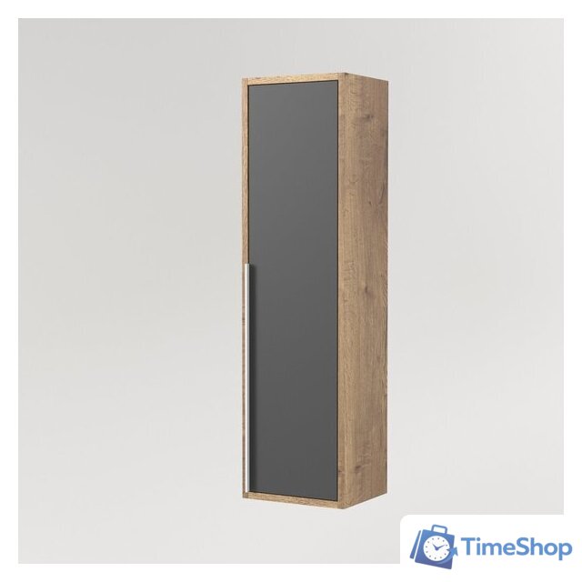  Дабер Шкаф-полупенал 015 СТ15.0.0.22Б (дуб галифакс/серый/ручка белая) - Изображение №2 — Интернет-магазин Time-Shop