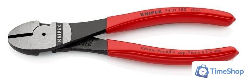 Кусачки боковые (бокорезы) Knipex 7401180 - Изображение №2 — Интернет-магазин Time-Shop