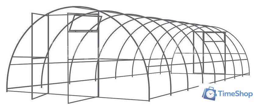 Каркас теплицы Садовод Широкая (4м) - Изображение №1 — Интернет-магазин Time-Shop