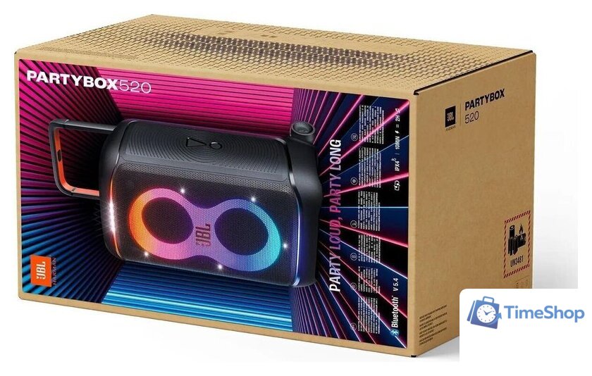 Патибокс JBL PartyBox 520 - Изображение №14 — Интернет-магазин Time-Shop