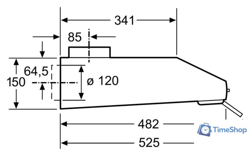Кухонная вытяжка Bosch DUL63CC50 - Изображение №8 — Интернет-магазин Time-Shop