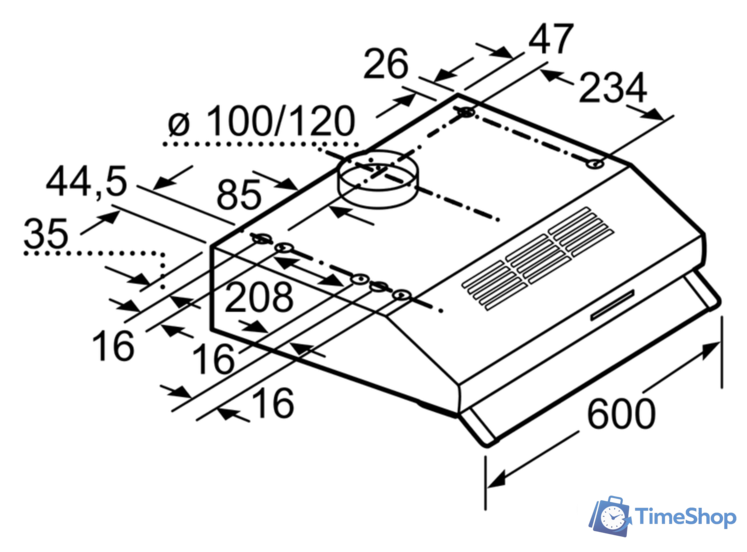 Кухонная вытяжка Bosch DUL63CC50 - Изображение №9 — Интернет-магазин Time-Shop