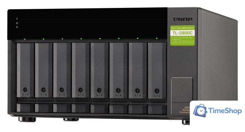 Сетевой накопитель QNAP TL-D800C - Изображение №1 — Интернет-магазин Time-Shop