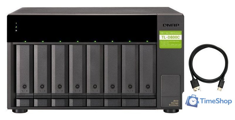 Сетевой накопитель QNAP TL-D800C - Изображение №5 — Интернет-магазин Time-Shop