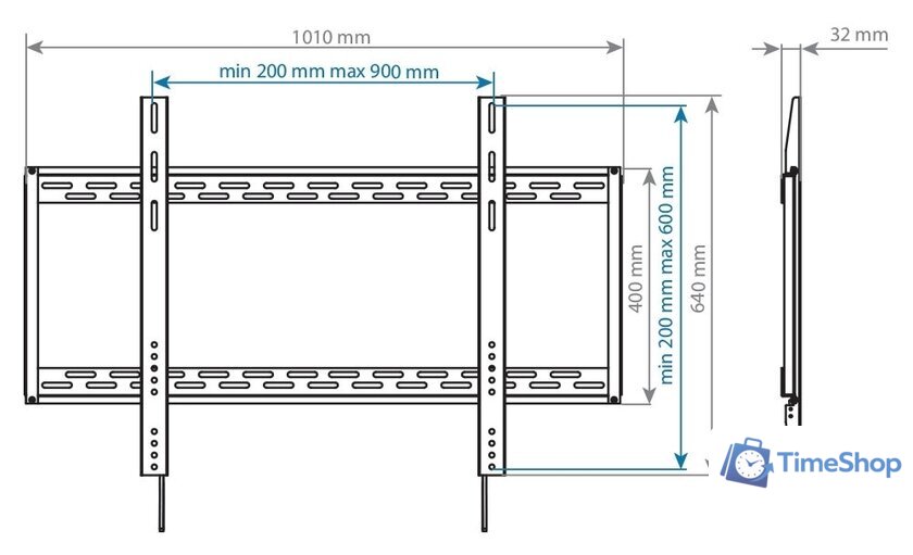 Кронштейн для телевизора Arm Media PT-100 - Изображение №2 — Интернет-магазин Time-Shop
