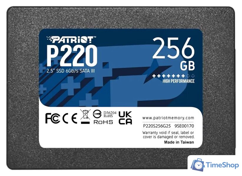 SSD Patriot P220 256GB P220S256G25 - Изображение №1 — Интернет-магазин Time-Shop