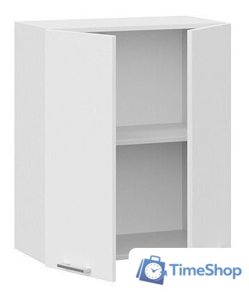 Шкаф навесной Трия Габриэлла 1В6 (белый/сноу) - Изображение №2 — Интернет-магазин Time-Shop
