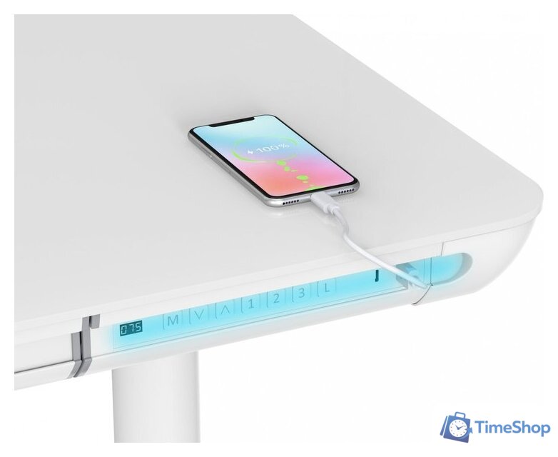 Стол CACTUS CS-EGD-WT-LED - Изображение №5 — Интернет-магазин Time-Shop