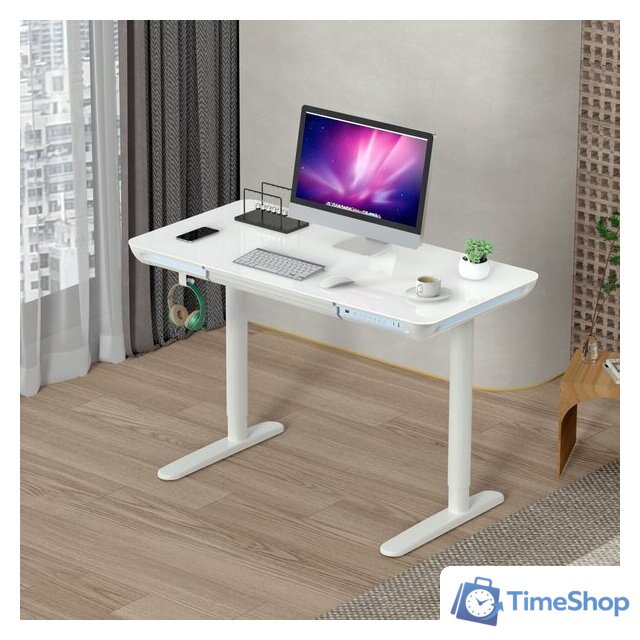 Стол CACTUS CS-EGD-WT-LED - Изображение №9 — Интернет-магазин Time-Shop