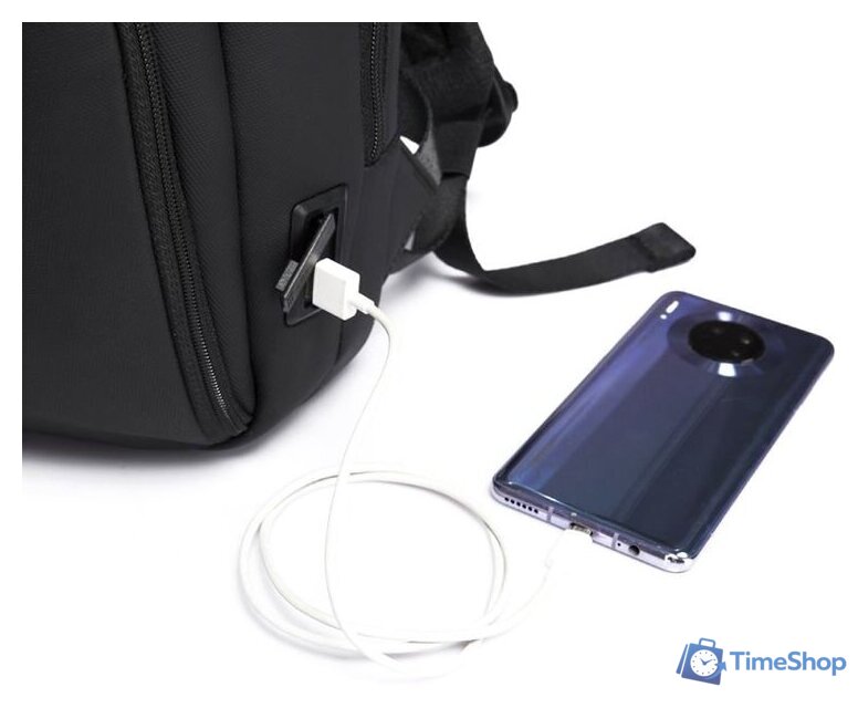 Городской рюкзак Bange BG7261 (черный) - Изображение №9 — Интернет-магазин Time-Shop