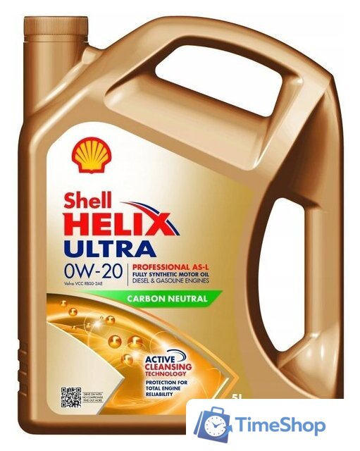 Моторное масло Shell Helix Ultra Professional AS-L 0W-20 5л - Изображение №1 — Интернет-магазин Time-Shop