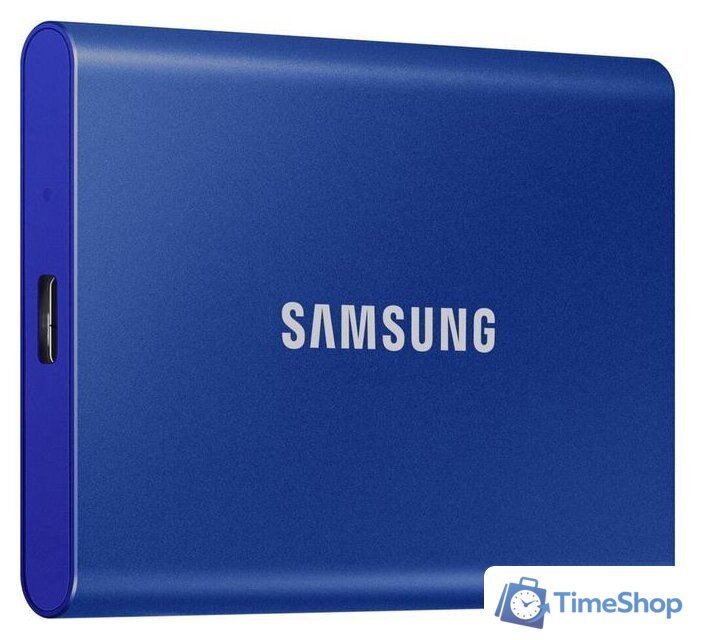 Внешний накопитель Samsung T7 1TB (синий) - Изображение №2 — Интернет-магазин Time-Shop