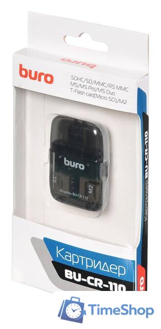 Карт-ридер Buro BU-CR-110 - Изображение №5 — Интернет-магазин Time-Shop