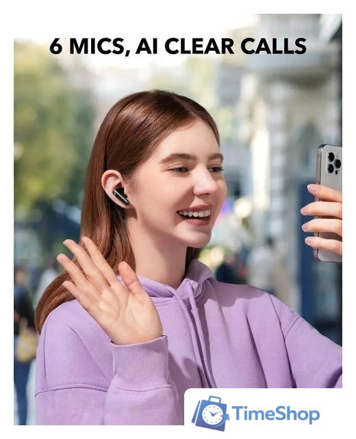 Наушники Anker Soundcore P40i (темно-синий) - Изображение №5 — Интернет-магазин Time-Shop