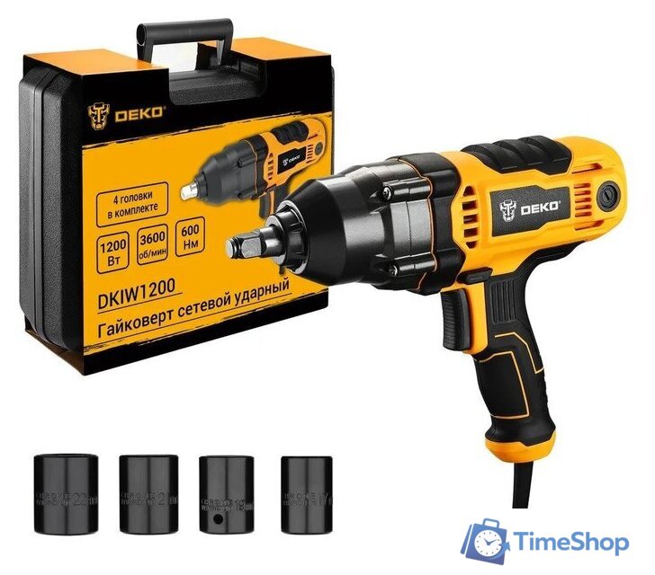 Гайковерт Deko DKIW1200 085-1125 (кейс) - Изображение №1 — Интернет-магазин Time-Shop