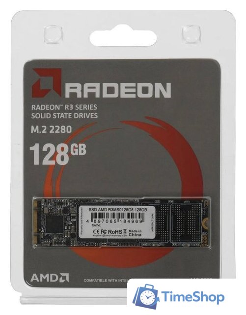 SSD AMD Radeon R3 128GB R3MS0128G8 - Изображение №3 — Интернет-магазин Time-Shop