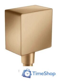 Шланговое подключение Hansgrohe FixFit Square 26455140 (бронзовый) - Изображение №1 — Интернет-магазин Time-Shop