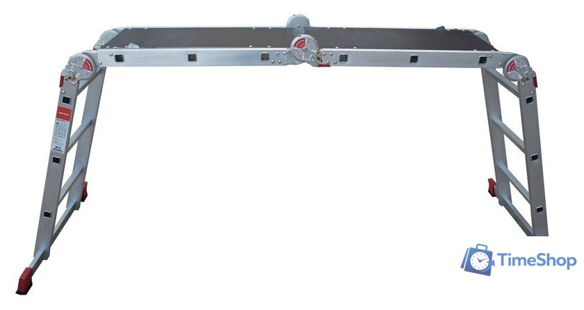 Лестница-трансформер Новая высота NV 333 с помостом профессиональная 4x3 ступени - Изображение №4 — Интернет-магазин Time-Shop