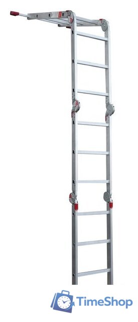 Лестница-трансформер Новая высота NV 333 с помостом профессиональная 4x3 ступени - Изображение №6 — Интернет-магазин Time-Shop