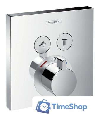 Смеситель без скрытого механизма Hansgrohe ShowerSelect 15763000 - Изображение №1 — Интернет-магазин Time-Shop