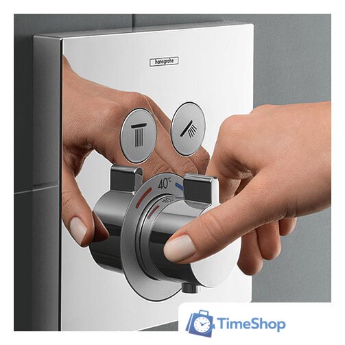 Смеситель без скрытого механизма Hansgrohe ShowerSelect 15763000 - Изображение №4 — Интернет-магазин Time-Shop
