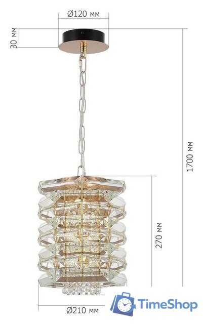 Подвесная люстра ST Luce SL6137.203.01 - Изображение №5 — Интернет-магазин Time-Shop