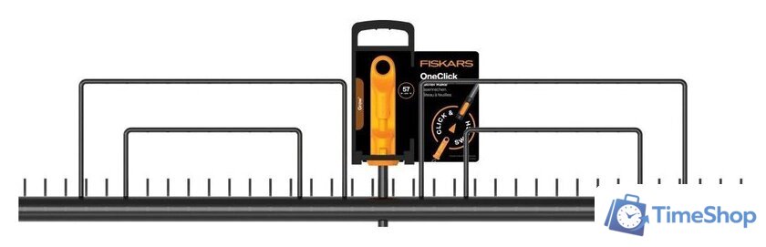 Грабли зубчатые Fiskars 1080680 - Изображение №5 — Интернет-магазин Time-Shop