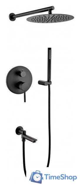 Душевая система  Grocenberg GB5099BL-1 (черный матовый) - Изображение №7 — Интернет-магазин Time-Shop