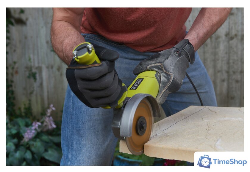 Угловая шлифмашина Ryobi RAG950-125S [5133002495] - Изображение №5 — Интернет-магазин Time-Shop