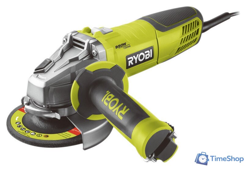 Угловая шлифмашина Ryobi RAG950-125S [5133002495] - Изображение №1 — Интернет-магазин Time-Shop