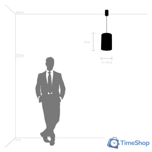 Припотолочная люстра Lightstar Faraone 701101 - Изображение №7 — Интернет-магазин Time-Shop