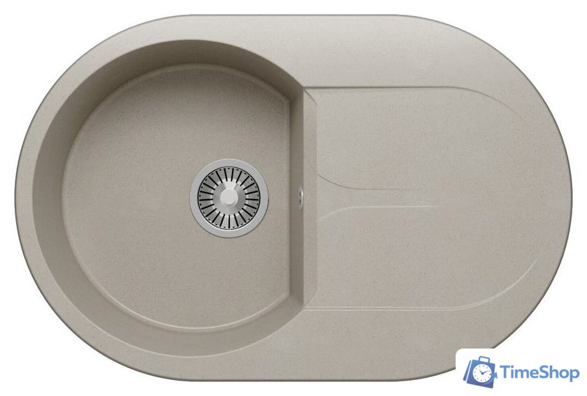 Кухонная мойка Polygran Atol-760 (серый 14) - Изображение №1 — Интернет-магазин Time-Shop