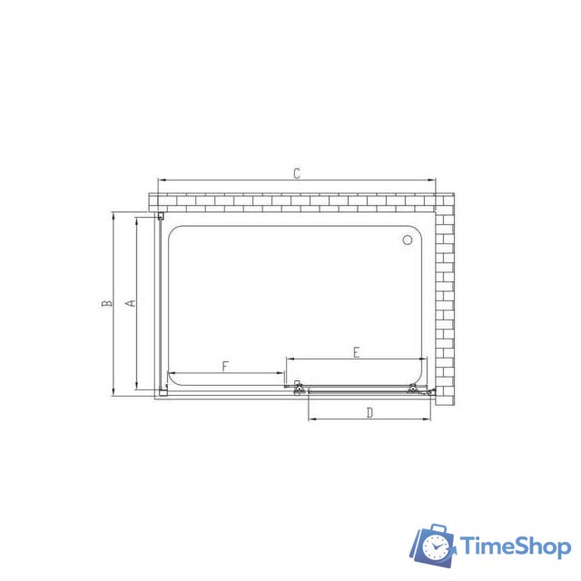 Душевой уголок Vincea Alpha VSR-3AL9011CL (хром/прозрачное) - Изображение №9 — Интернет-магазин Time-Shop