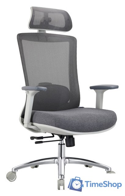 Офисное кресло Evolution ERGO Prime Grey (серый) - Изображение №1 — Интернет-магазин Time-Shop
