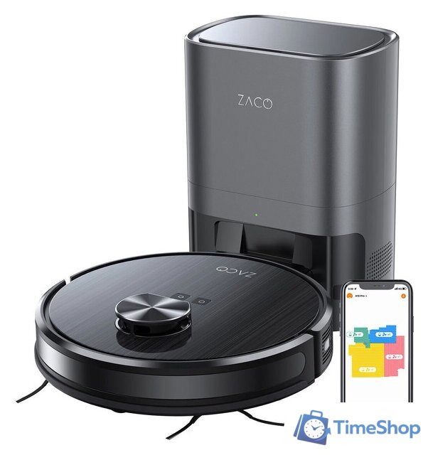 Робот-пылесос Zaco A10 Pro (черный) - Изображение №1 — Интернет-магазин Time-Shop
