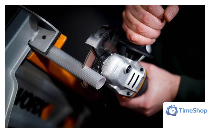 Угловая шлифмашина Worx WX803 (с 2-мя АКБ, кейс) - Изображение №7 — Интернет-магазин Time-Shop