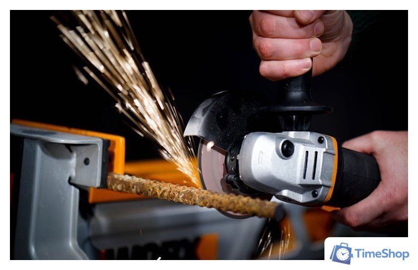 Угловая шлифмашина Worx WX803 (с 2-мя АКБ, кейс) - Изображение №8 — Интернет-магазин Time-Shop