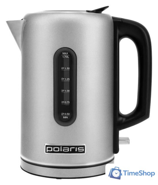 Электрический чайник Polaris PWK 1729CA Water Way Pro (стальной) - Изображение №2 — Интернет-магазин Time-Shop
