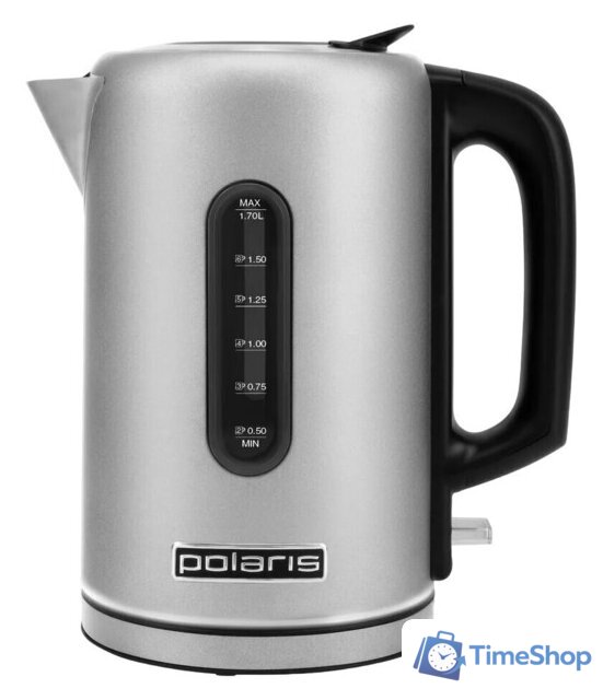 Электрический чайник Polaris PWK 1729CA Water Way Pro (стальной) - Изображение №1 — Интернет-магазин Time-Shop