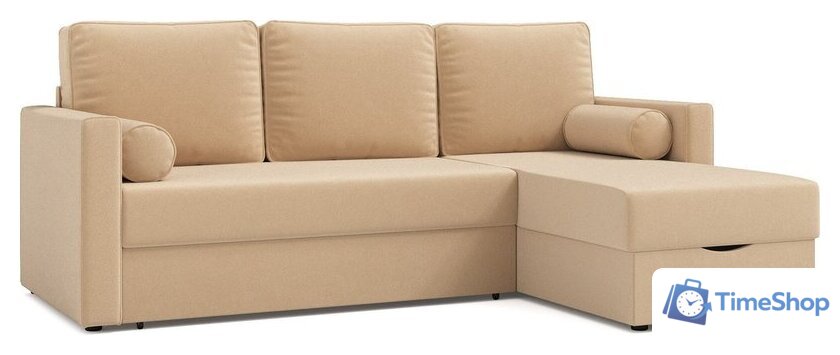 Угловой диван Mio Tesoro Кронус (Velutto 59, сван) - Изображение №1 — Интернет-магазин Time-Shop