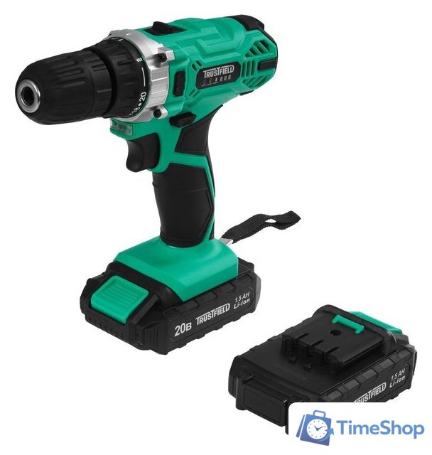 Дрель-шуруповерт Trustfield ETCD-18.2.1 (с 2-мя АКБ, кейс) - Изображение №2 — Интернет-магазин Time-Shop