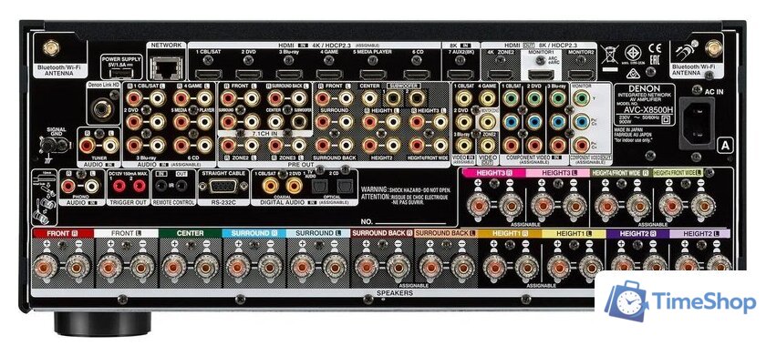 AV усилитель Denon AVC-X8500HA (черный) - Изображение №3 — Интернет-магазин Time-Shop