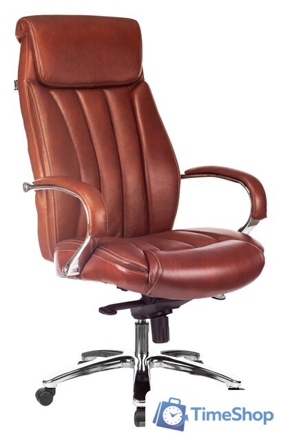 Офисное кресло Бюрократ T-9922SL/CHOKOLATE (светло-коричневый) - Изображение №1 — Интернет-магазин Time-Shop