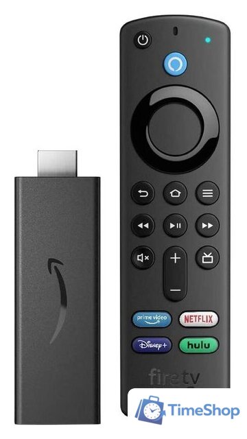Смарт-приставка Amazon Fire TV Stick Full HD (с пультом Alexa Voice 3-го поколения) - Изображение №1 — Интернет-магазин Time-Shop